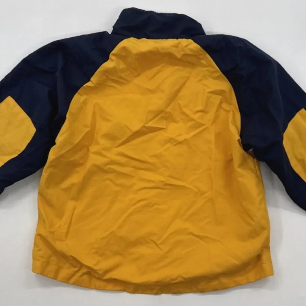 Vintage Bob The Builder Jacket Boys Toddler 4T Yellow Windbreaker Embroidered - Picture 6 of 14